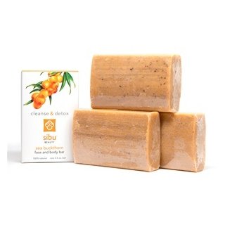 Sibu Beauty Cleanse & Detox sea buckthorn facial soap