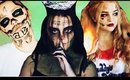 Suicide Squad Halloween Makeup Tutorial (Harley Quinn, Enchantress, & El Diablo)