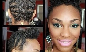 Flat Twist Updo