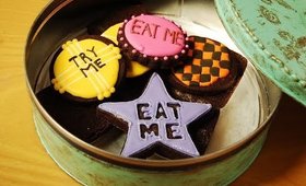 Alice in Wonderland Decorated Cookies