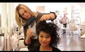 How to: Texturized Curls with Oribe Products