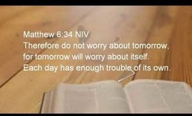 Devotional Diva  -  Let Tomorrow Worry About Itself