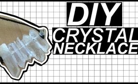 DIY CRYSTAL POINT NECKLACE