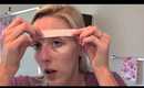 how to wax your eyebrows at home