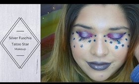 Silver Fuschia Eyeshadow feat. Milk Makeup Star Tattoo