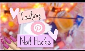 Testing Pinterest Nail Hacks For Lazy Girls | Reem