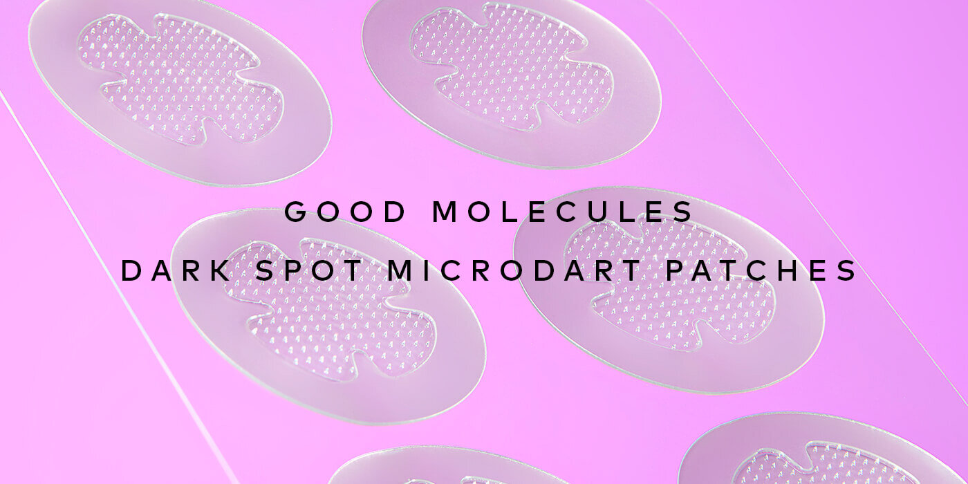 These new patches are packed with licorice root extract and a brightening peptide to help reduce the look of dark spots over time, while hyaluronic acid and ectoin keep skin comfortably hydrated. Shop the Good Molecules Dark Spot Microdart Patches at Beautylish.com