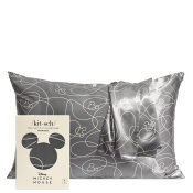 Kitsch Kitsch & Mickey and Minnie Pillowcase Standard Mickey Maze - Charcoal