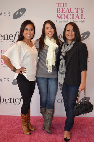 Me, Jenn S. and Chie walking the pink carpet :)