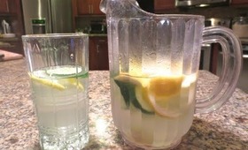 Blog O' Yum: Lemon and Cucumber Infused Detox Water | BlogOYum.com