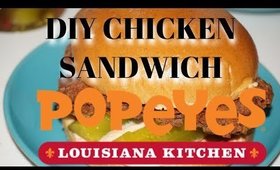 cooking a popeyes chicken sandwich at home