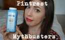 Baby Powder False Lashes | Pintrest Mythbusters