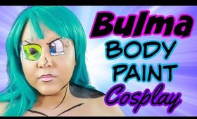 Bulma Scouter Cosplay Body Paint Tutorial