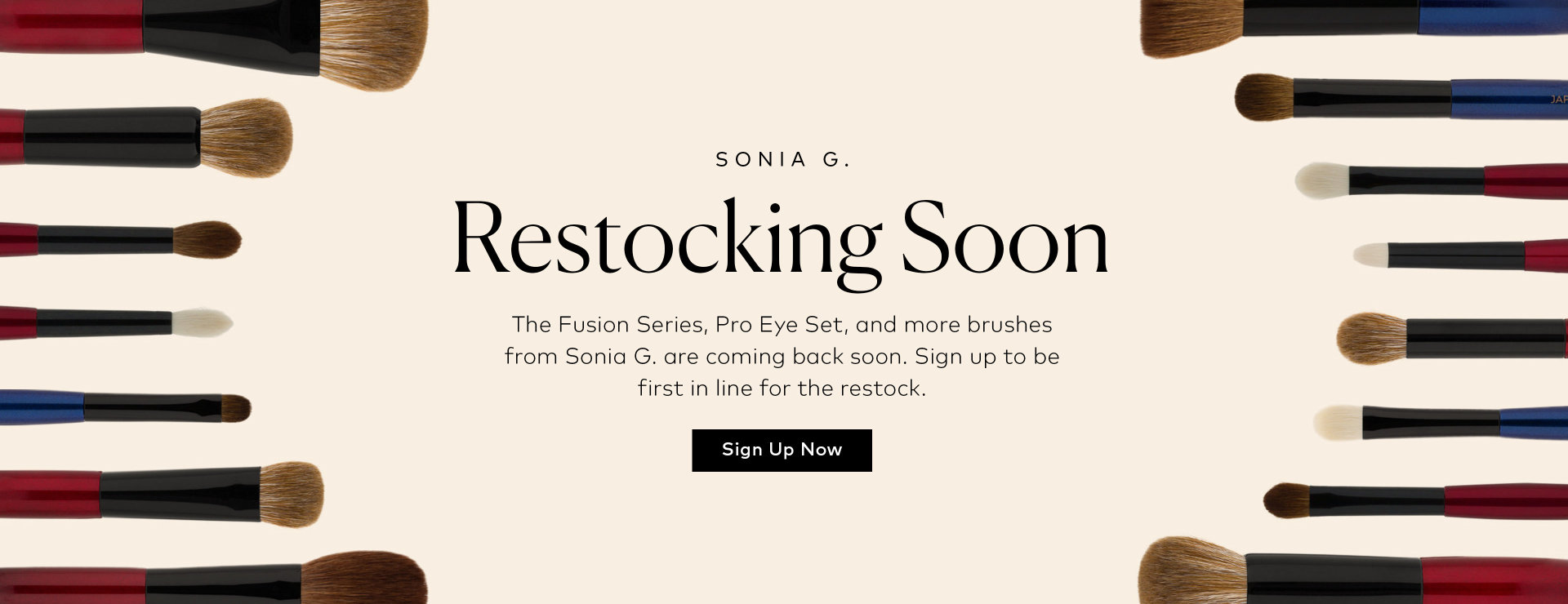 Be first in line for the Sonia G. restock. Sign up here for notifications.