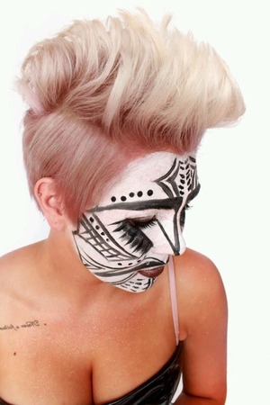 I did this for s hair show for india choo