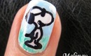 Snoopy Nail Art Design - Charlie Brown Comic Strip Konad Stamping Nail Art Tutorial