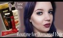 Routine for Damaged Hair (June 2016)
