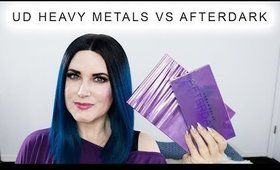 Urban Decay Heavy Metals Palette Swatches, Afterdark Comparison, Demo and Review @phyrra