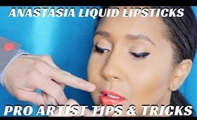 Finding the Perfect Lip Color for your Skin Tone | Anastasia Liquid Lipsticks review- mathias4makeup