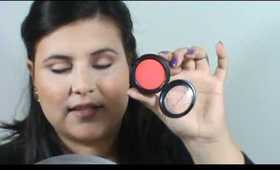 Pink Makeup for Warm Skin Tones / Summer Makeup with Bright Pink Lips