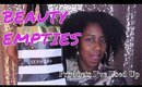 LET'S TALK TRASH | PRODUCTS I'VE USED UP | BEAUTY SKIN AND HAIR CARE | #KaysWays