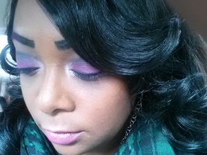 Me 2day. Didn't feel like wearing lashes but if I go out lata I will! Lol.