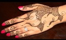 Learn Indian Pakistani Simple & Easy Henna Mehdni Design :: Learn Henna Step by Step Online