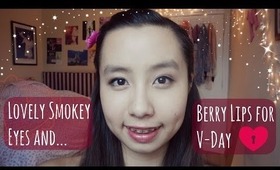 Lovely Smokey Eyes & Berry Lips: V-Day Edition 2014 ♥