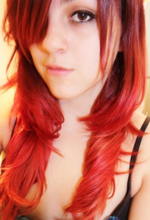 Back when my hair was Ronald McDonald red. A complete accident but not too bad 