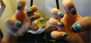 left and right side of my alien design (: