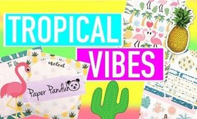 Planner Supplies Haul | Tropical Vibes