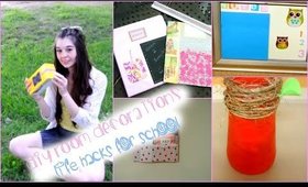 DIY Room Decorations + Life Hacks for Back To School!