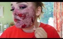 Burnt off skin, A Zombie Halloween Makeup Look