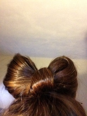 Hair bow I did 