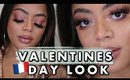 VALENTINE'S DAY MAKEUP 💕 TUTORIAL IN FRENCH 🇫🇷