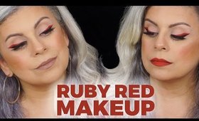 Ruby Red Inspired Makeup | July Birthstone