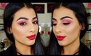 CANDY CANE CHRISTMAS LOOK! | COLLAB WITH BEAUTYBYJULIA