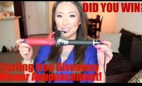 WINNERS: Curling Iron Giveaway Winner Announcement