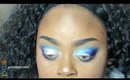 Bright BLUE eyes - Fenty Beauty Galaxy palette, Coastal Scents hot pots