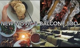 New Movie & Balcony BBQ | Day 22 #JessicaVlogsAugust