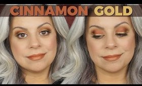 Cinnamon and Gold Makeup Tutorial | Collab with MakeupByMika | Holiday Makeup