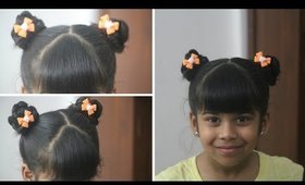 How to make Double braided buns - DIY cute hairstyle - makeupinfo