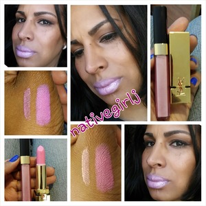 ysl lipstick & chanel gloss