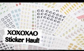 XOXOXAO Etsy Sticker Haul