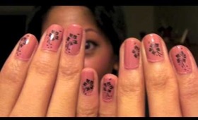 Review & Demo by J3ssiGurl:  Hello Kitty & Floral Nail Stamping Kit