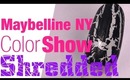 • Maybelline NY Color Show 'Shredded' Shatter Nail Polish Review & Swatches •