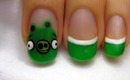 Angry Birds: PIGS Nail Art