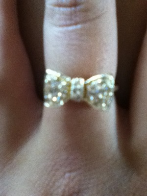 I love this ring. Me and my friend got matching ones at Forever 21!