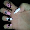 my valentine nails