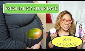 Pregnancy Bump Date Weeks 18-19 - 1st Baby!